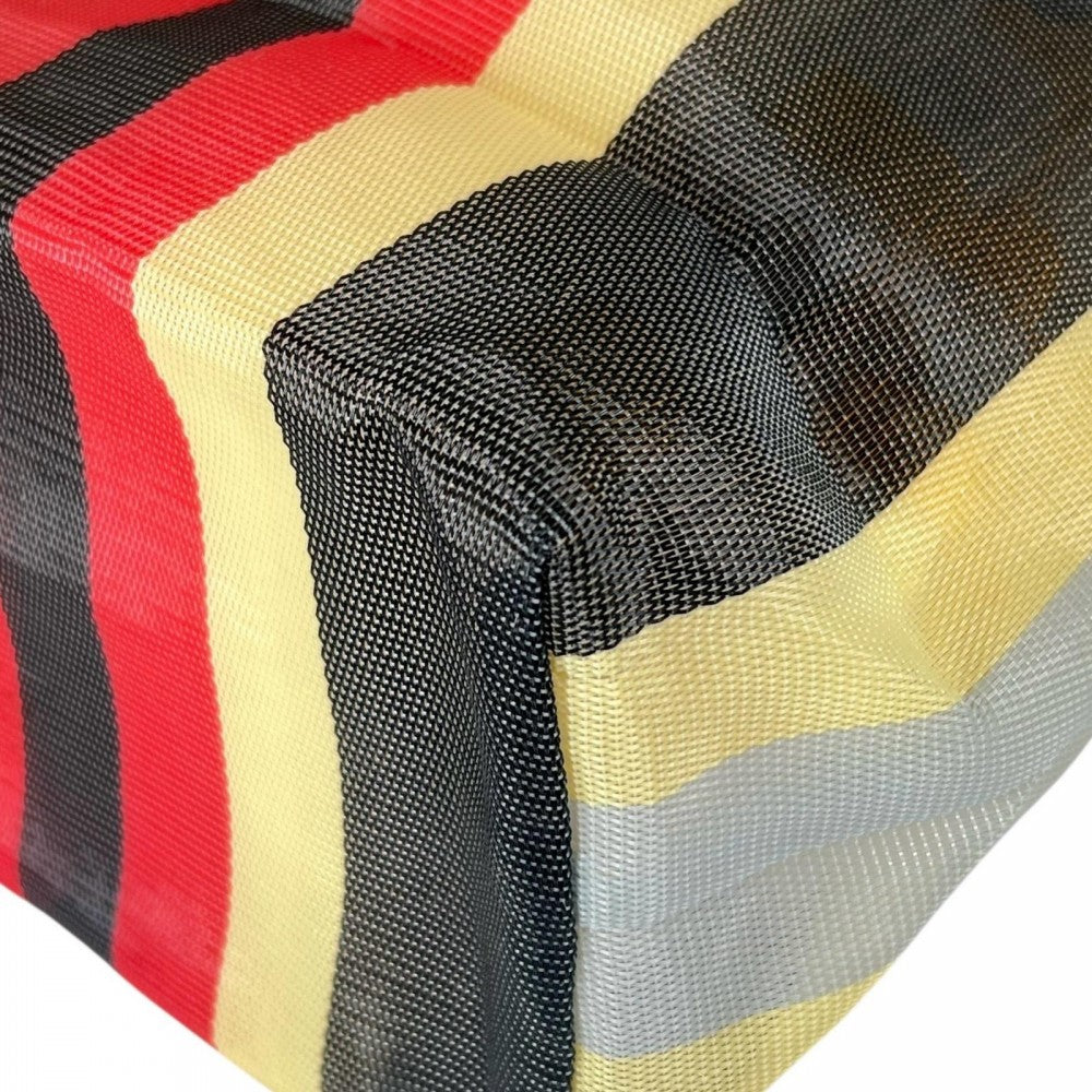 MARNI マルニ ハンドバッグ ﾏﾙﾆﾌﾗﾜｰｶﾌｪ メッシュ マルチカラー シルバー金具 レディース【中古品】