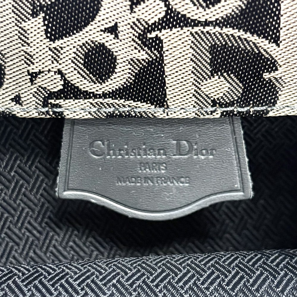 Christian Dior クリスチャンディオール ショルダーバッグ トロッター 巾着 ゴールド系 ブラック 黒 ゴールド金具 レディース【中古品】