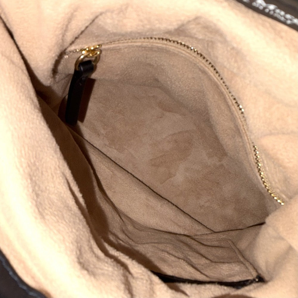 MARTIN MARGIELA マルタンマルジェラ 2WAY 5AC ミニ ハンドバッグ ショルダーバッグ MAISON MARGIELA メゾンマルジェラ レザー ブラック 黒 ゴールド金具 レディース【中古品】