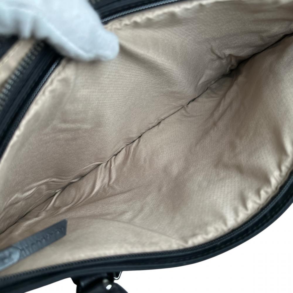 TUMI トゥミ 2WAY ショルダーバッグ トートバッグ ビジネスバッグ ナイロン ブラック 黒 シルバー金具 レディース【中古品】