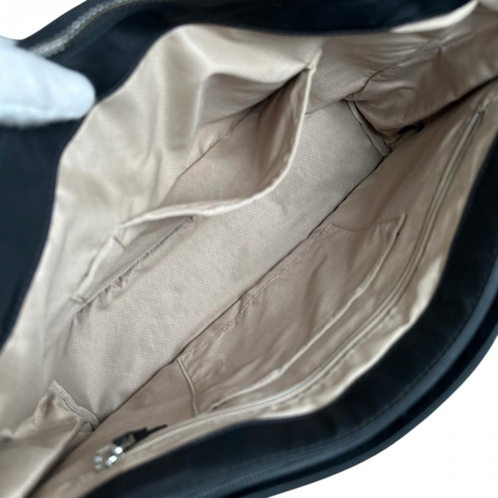 TUMI トゥミ 2WAY ショルダーバッグ トートバッグ ビジネスバッグ ナイロン ブラック 黒 シルバー金具 レディース【中古品】