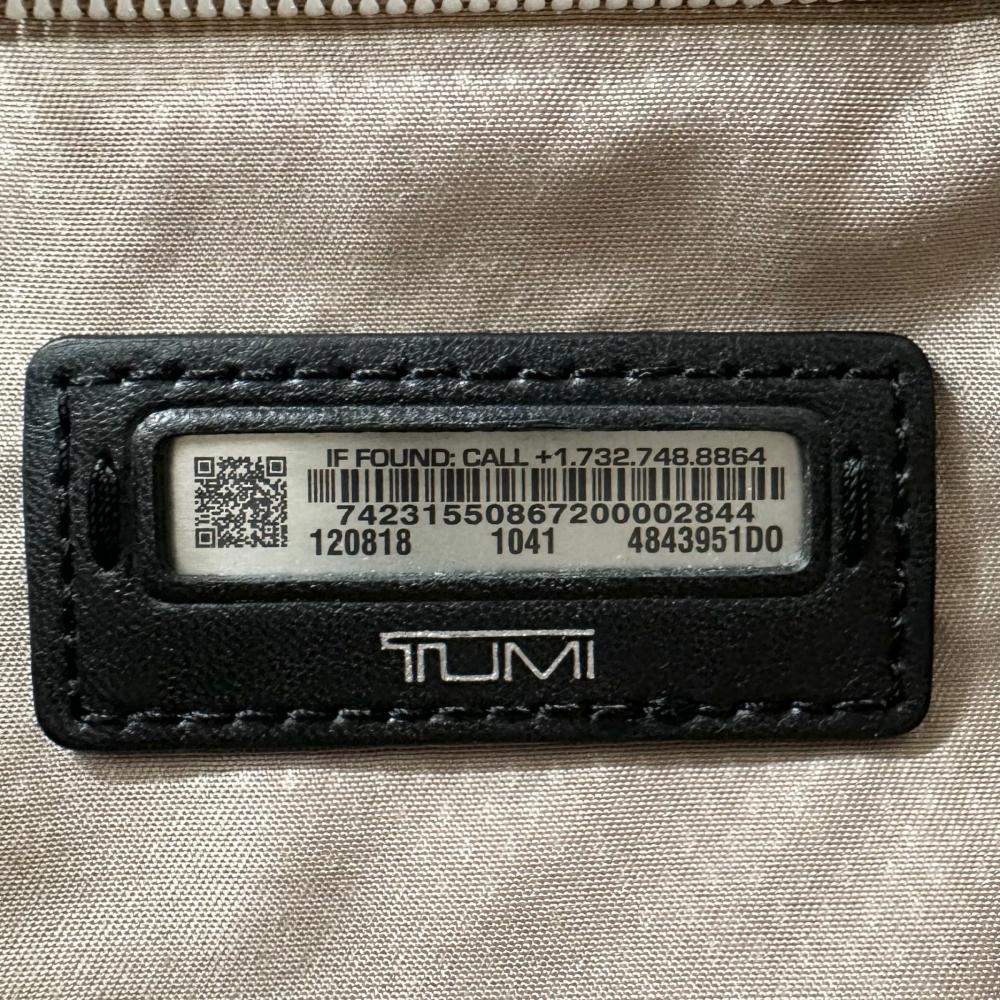 TUMI トゥミ 2WAY ショルダーバッグ トートバッグ ビジネスバッグ ナイロン ブラック 黒 シルバー金具 レディース【中古品】