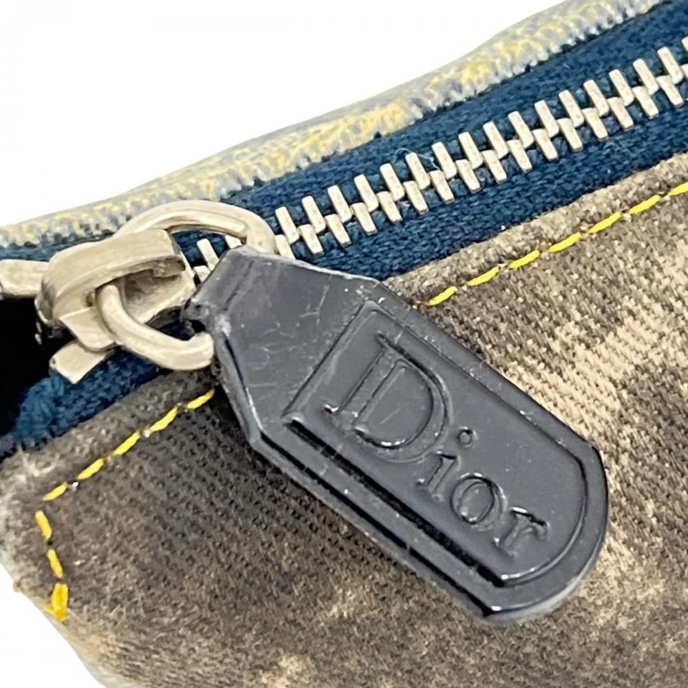 Christian Dior クリスチャンディオール ハンドバッグ ミス・ディオレラ サドルバッグ キャンバス レザー マルチカラー シルバー金具 レディース【中古品】