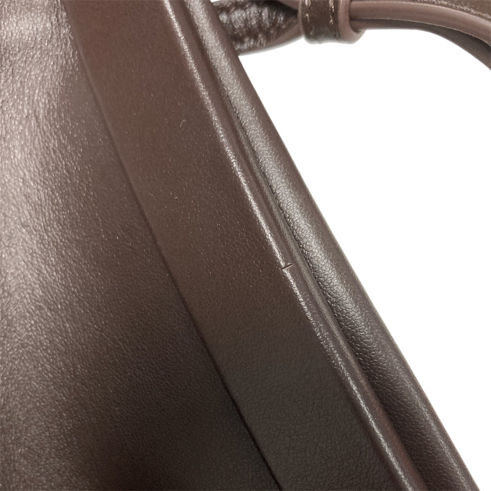 ショルダーバッグ ALAIA アライア ルクリック ミディアム イーストウエスト LE CLICK AA1S0S01430CA332 レザー ブラウン 茶 ゴールド金具 レディース【中古品】