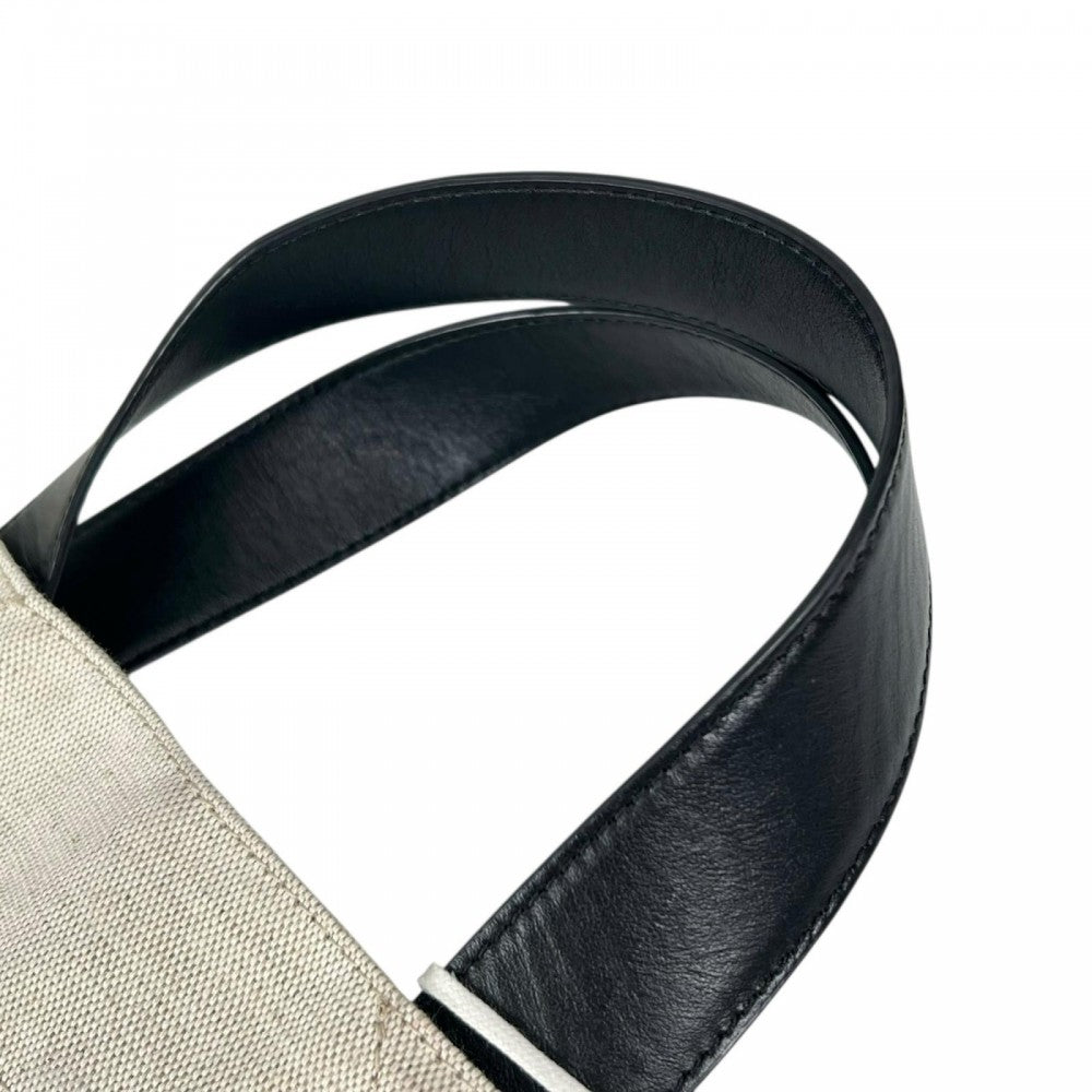 JIL SANDER ジルサンダー トートバッグ キャンバス アイボリー その他金具 メンズ【中古品】