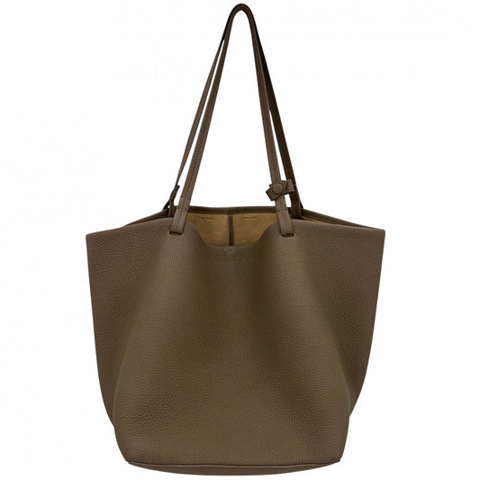 ハンドバッグ THE ROW ザロウ パークトートスリー Park Tote Three レザー ブラウン 茶 レディース【中古品】