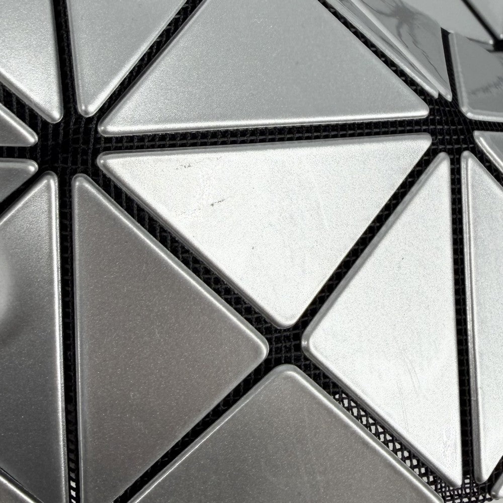 ISSEY MIYAKE イッセイミヤケ トートバッグ ハンドバッグ BAOBAO バオバオ LUCENT ルーセント BB31-AG053 シルバー グレー ブラック金具 レディース【中古品】