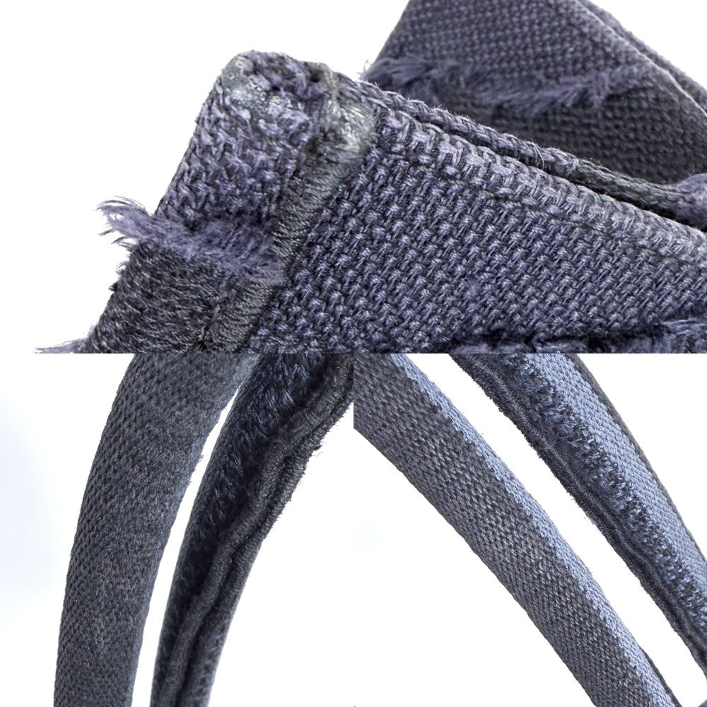 Christian Dior クリスチャンディオール トートバッグ ブックトート ハンドバッグ BOOK TOTE リゾートコレクション カムフラージュ キャンバス ネイビー 紺 レディース【中古品】