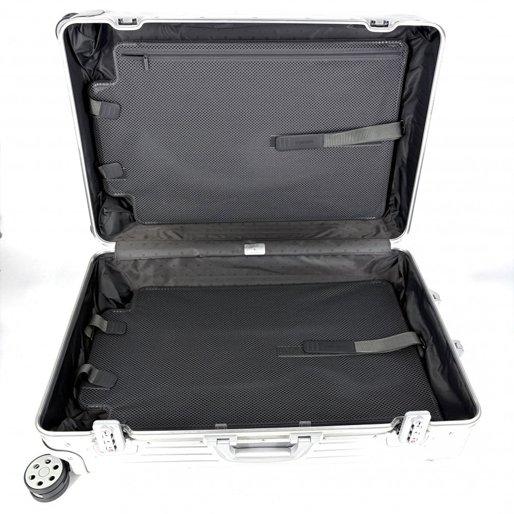RIMOWA リモワ キャリーバッグ オリジナル チェックインL キャリーケース スーツケース 86L 4輪 TSAロック 92573004 アルミニウム シルバー シルバー金具 ユニセックス【中古品】