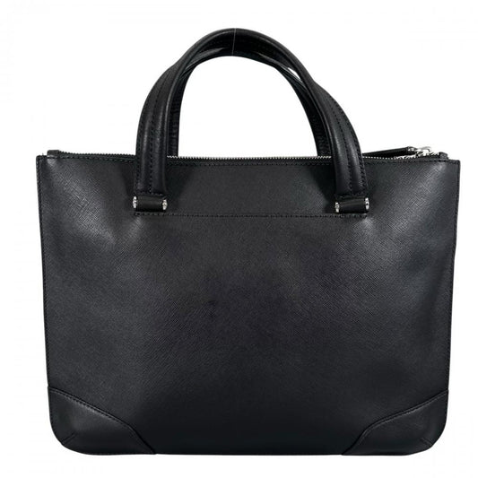 TUMI トゥミ 2WAY ブリーフケース ハンドバッグ ショルダーバッグ ビジネスバッグ 93220D サフィアーノレザー ブラック 黒 シルバー金具 メンズ【中古品】