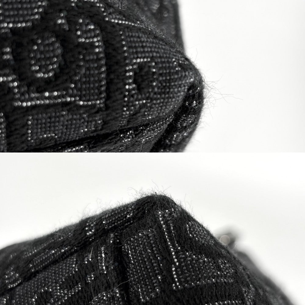 【開店SALE】 Christian Dior クリスチャンディオール ショルダーバッグ ウィークエンダー 25 オブリーク 日本限定 Weekender 25 1ESPO322YNZ キャンバス ブラック 黒 シルバー金具 メンズ【中古品】
