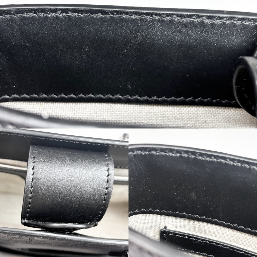 Berluti ベルルッティ 2WAY トゥジュール ガリバー メッセンジャー ハンドバッグ ショルダーバッグ カリグラフィ グレー シルバー金具 メンズ【中古品】