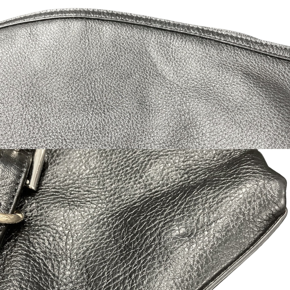GIVENCHY ジバンシィ ショルダーバッグ ヴォワイユ― ミディアム ハンドバッグ 2WAY ジバンシー レザー ブラック 黒 ゴールド×シルバー金具 レディース【中古品】