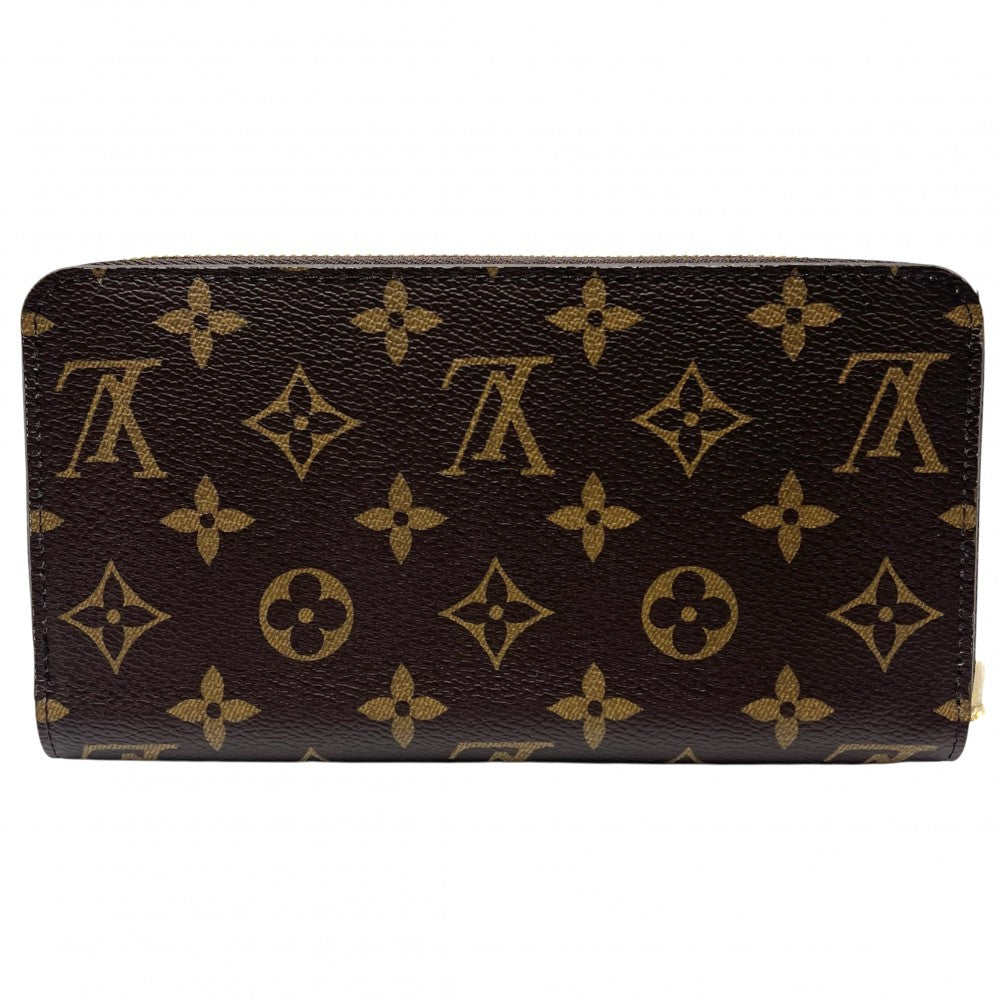 【開店SALE】 LOUIS VUITTON ルイヴィトン 長財布 ヴィヴィエンヌ ジッピーウォレット ロングウォレット ホリデーLV M69753 モノグラムキャンバス ブラウン 茶 ゴールド金具 レディース【中古品】