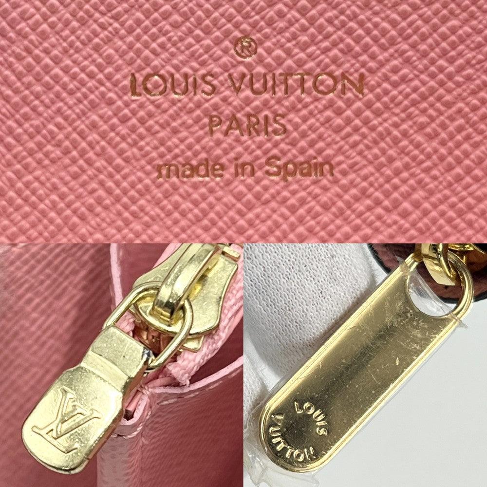 LOUIS VUITTON ルイヴィトン 長財布 ヴィヴィエンヌ ジッピーウォレット ロングウォレット ホリデーLV M69753 モノグラムキャンバス ブラウン 茶 ゴールド金具 レディース【中古品】