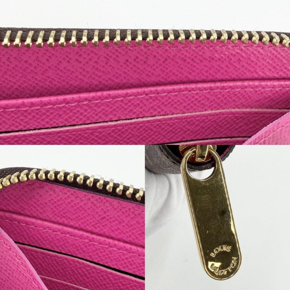 LOUIS VUITTON ルイヴィトン 長財布 モノグラム LVｘTMジッピーウォレット ロングウォレット 村上隆 日本限定 M14162 ブラウン 茶 マルチカラー ゴールド金具 レディース【中古品】