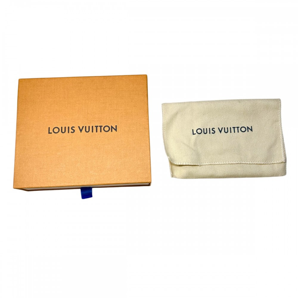LOUIS VUITTON ルイヴィトン コインケース トリヨンシャドウ ポルトクレラウンドポーチ 小銭入れ キーケース レザー 小物 MP2860 ブラック 黒 シルバー金具 メンズ【中古品】