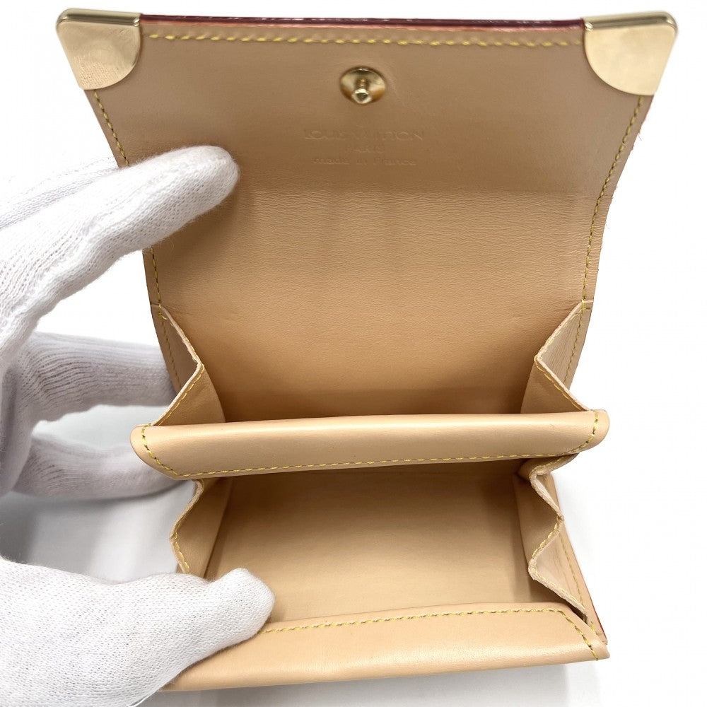 LOUIS VUITTON ルイヴィトン コインケース ポルトモネ・プラ 小銭入れ ミニウォレット M92657 モノグラムマルチカラー ホワイト 白 ゴールド金具 レディース【中古品】