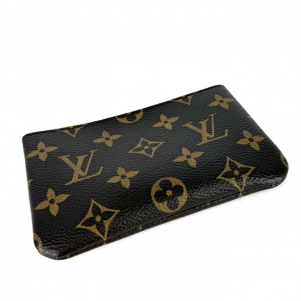 LOUIS VUITTON ルイヴィトン カードケース カード＆キーケース ポシェット･クレ 定期入れ 小物 M13559 モノグラムキャンバス ブラウン 茶 ユニセックス【中古品】