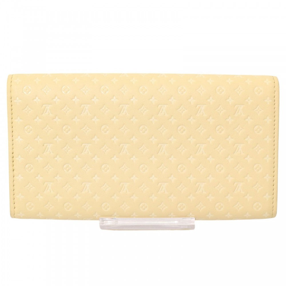 LOUIS VUITTON ルイヴィトン 長財布 ナノモノグラム ポルトフォイユサラNM ロングウォレット 日本限定 イエロー M82231 ジョーヌ ゴールド金具 レディース【中古品】