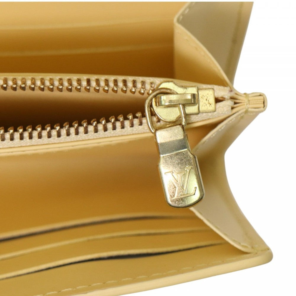 LOUIS VUITTON ルイヴィトン 長財布 ナノモノグラム ポルトフォイユサラNM ロングウォレット 日本限定 イエロー M82231 ジョーヌ ゴールド金具 レディース【中古品】