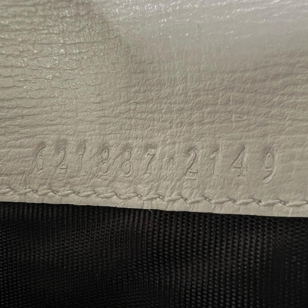 GUCCI グッチ 二つ折り財布 GGキャンバス ブラウン 茶 ゴールド金具 レディース【中古品】