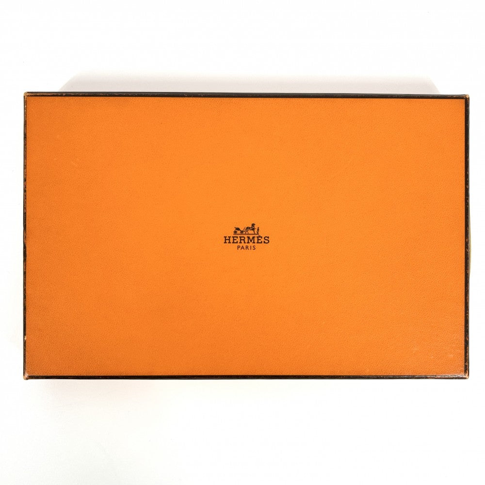 HERMES エルメス 長財布 MC2 フレミング 二つ折り ロングウォレット 本革 レザー D刻印 ヴォーエプソン ブルー 青 ブラック 黒 メンズ 2019年【中古品】