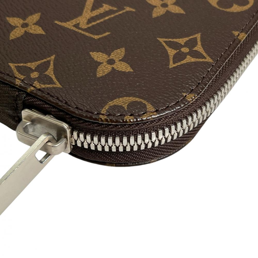 LOUIS VUITTON ルイヴィトン クラッチバッグ ホライゾン・ラップトップ・スリーブ モノグラム PCケース M42666 モノグラムキャンバス ブラウン 茶 シルバー金具 メンズ【中古品】