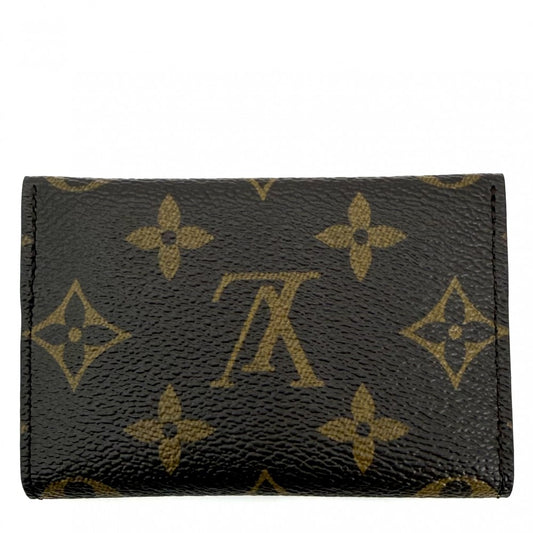 LOUIS VUITTON ルイヴィトン カードケース ポルト カルト・スリム 名刺入れ 定期入れ 小物 M26002 モノグラムキャンバス ブラウン 茶 メンズ【中古品】