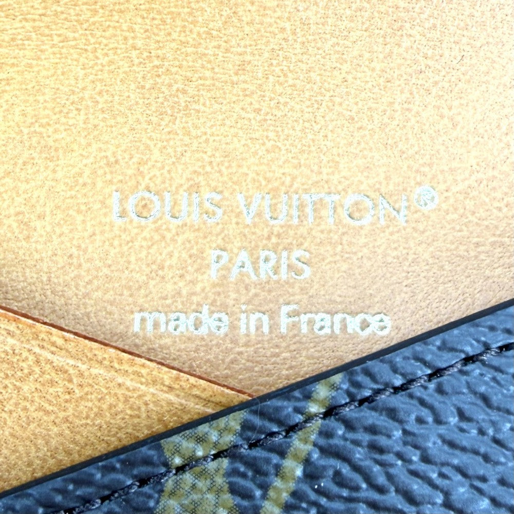 LOUIS VUITTON ルイヴィトン カードケース ポルト カルト・スリム 名刺入れ 定期入れ 小物 M26002 モノグラムキャンバス ブラウン 茶 メンズ【中古品】