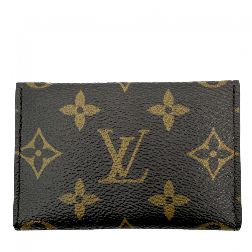 LOUIS VUITTON ルイヴィトン カードケース ポルト カルト・スリム 名刺入れ 定期入れ 小物 M26002 モノグラムキャンバス ブラウン 茶 メンズ【中古品】