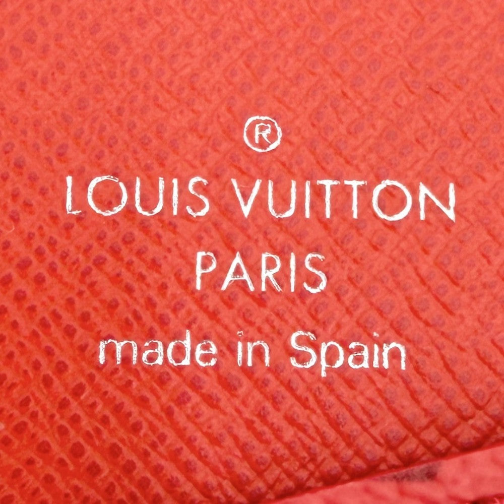 LOUIS VUITTON ルイヴィトン カードケース モノグラムトーン オーガナイザードゥポッシュ 名刺入れ 定期入れ 小物 M82797 カーキ オレンジ メンズ【中古品】