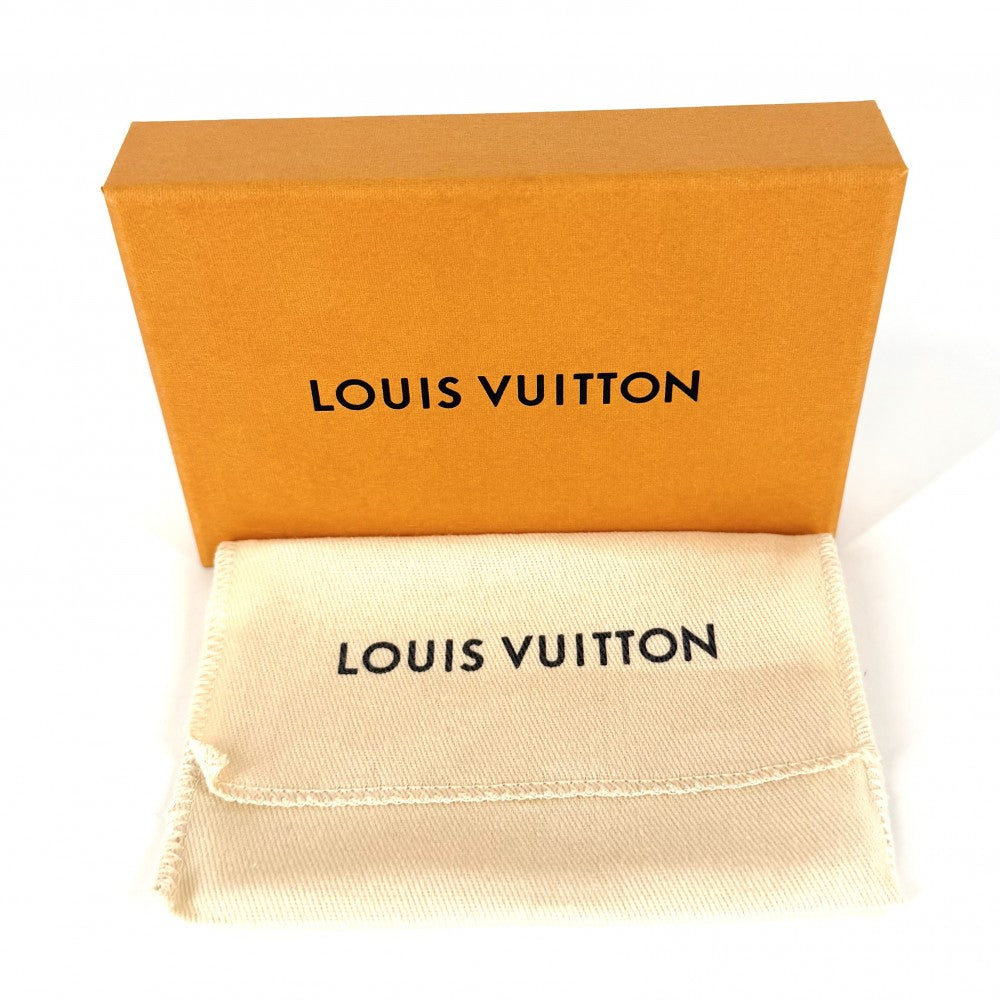 LOUIS VUITTON ルイヴィトン カードケース モノグラムエンボス オーガナイザードゥポッシュ 名刺入れ 定期入れ 小物 M81258 ブルー 青 グリーン 緑 メンズ【中古品】