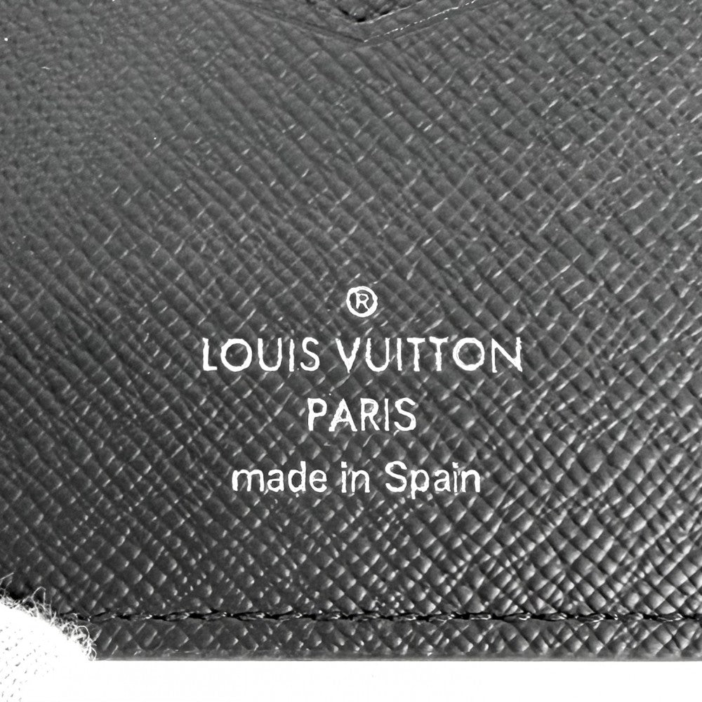 LOUIS VUITTON ルイヴィトン カードケース モノグラムエクリプス オーガナイザードゥポッシュ 名刺入れ 定期入れ 小物 M61696 ブラック 黒 メンズ【中古品】