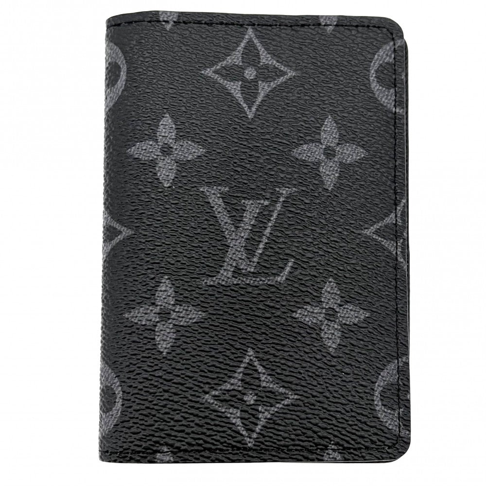 LOUIS VUITTON ルイヴィトン カードケース モノグラムエクリプス オーガナイザードゥポッシュ 名刺入れ 定期入れ 小物 ヴィヴィエンヌ M61696 ブラック 黒 メンズ【中古品】