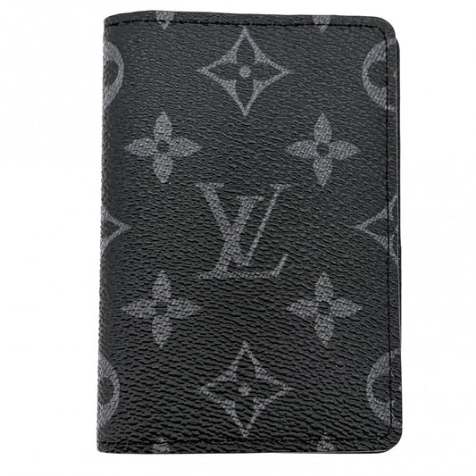 LOUIS VUITTON ルイヴィトン カードケース モノグラムエクリプス オーガナイザードゥポッシュ 名刺入れ 定期入れ 小物 ヴィヴィエンヌ M61696 ブラック 黒 メンズ【中古品】