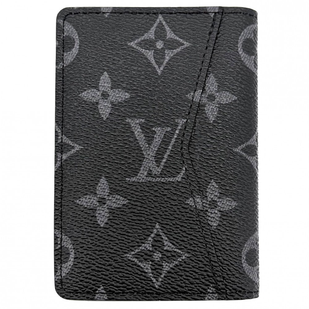 LOUIS VUITTON ルイヴィトン カードケース モノグラムエクリプス オーガナイザードゥポッシュ 名刺入れ 定期入れ 小物 ヴィヴィエンヌ M61696 ブラック 黒 メンズ【中古品】