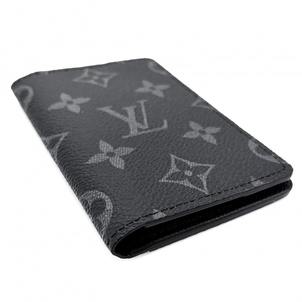 LOUIS VUITTON ルイヴィトン カードケース モノグラムエクリプス オーガナイザードゥポッシュ 名刺入れ 定期入れ 小物 ヴィヴィエンヌ M61696 ブラック 黒 メンズ【中古品】