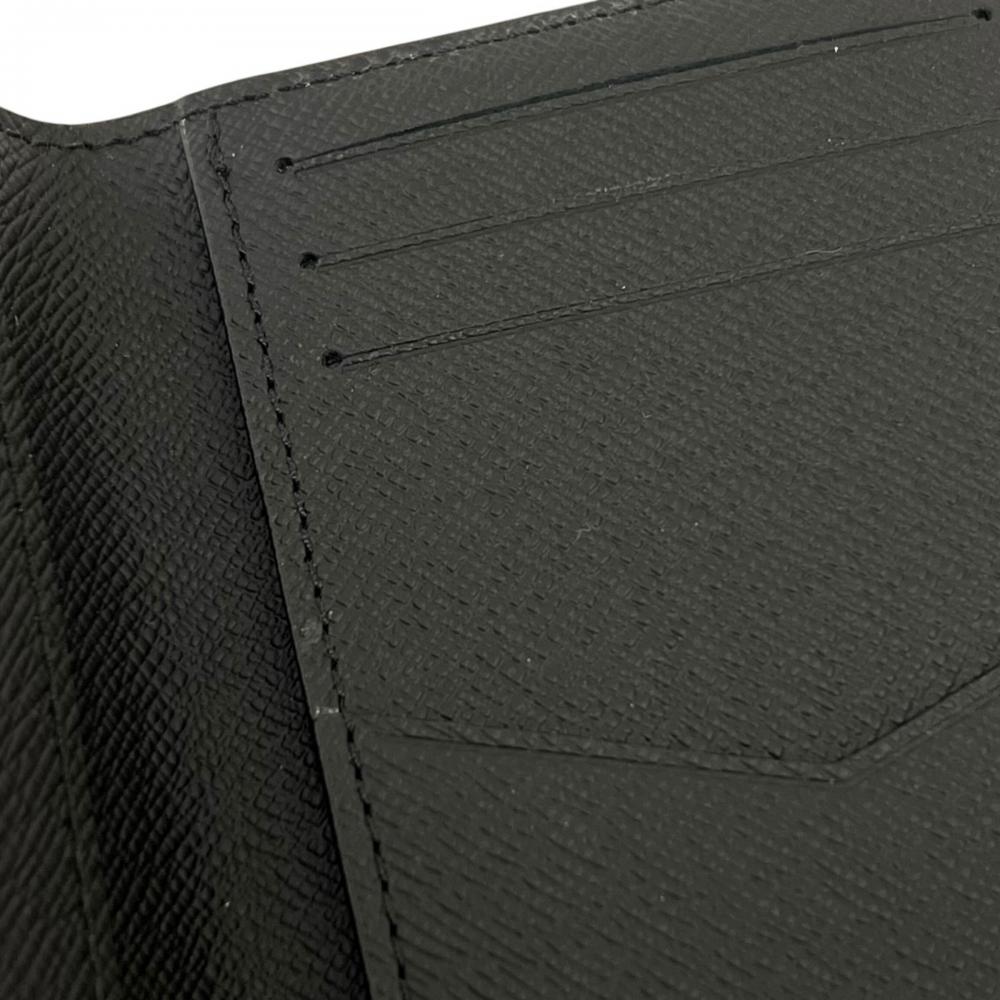 LOUIS VUITTON ルイヴィトン カードケース モノグラム・エクリプス オーガナイザー・ドゥ ポッシュ スタイリッシュ M61696 ブラック 黒 グレー メンズ 約55g【中古品】