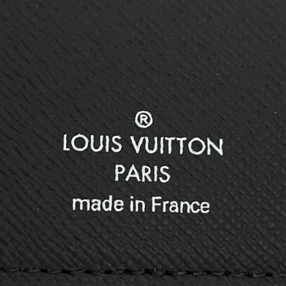 LOUIS VUITTON ルイヴィトン カードケース モノグラム・エクリプス オーガナイザー・ドゥ ポッシュ スタイリッシュ M61696 ブラック 黒 グレー メンズ 約55g【中古品】