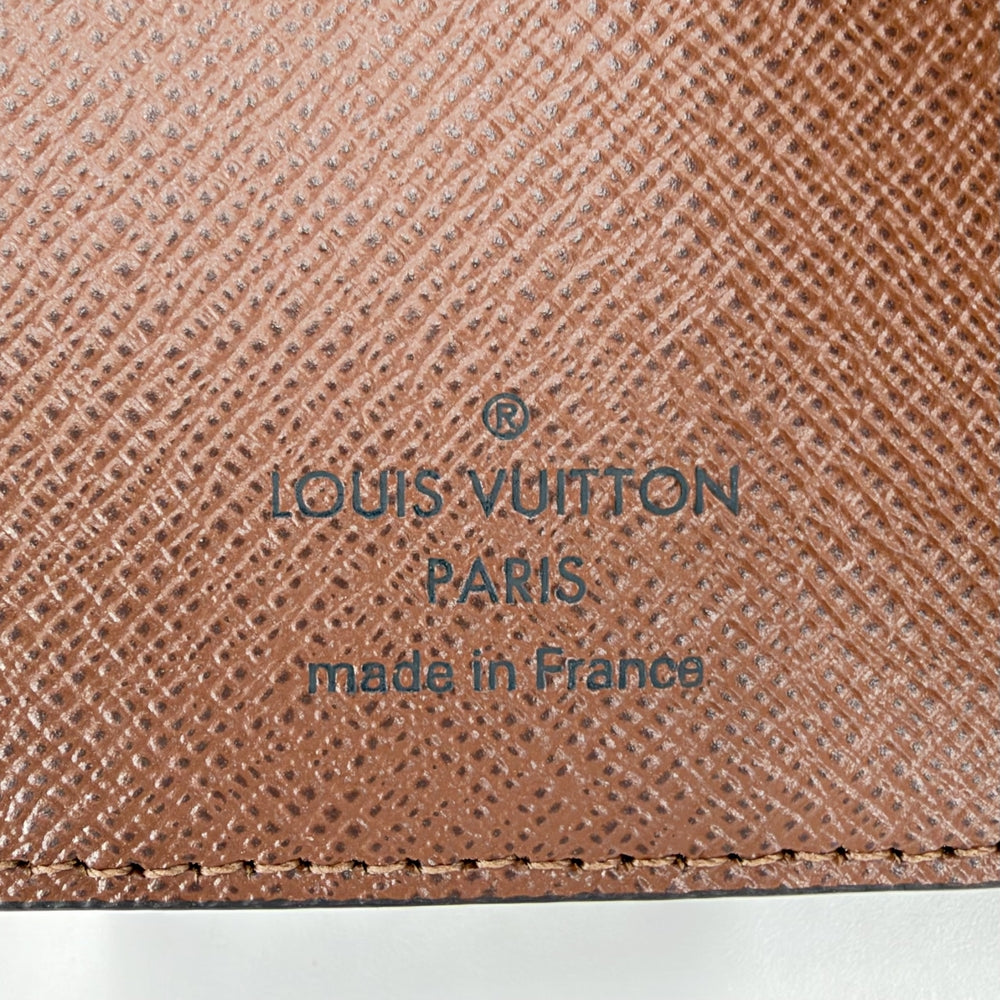 LOUIS VUITTON ルイヴィトン 手帳カバー モノグラム アジェンダPM R20005 ブラウン 茶 ゴールド金具 ユニセックス【中古品】