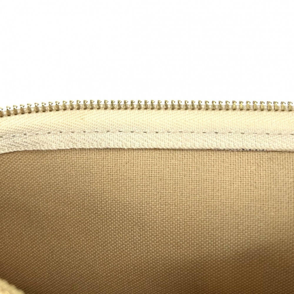 【開店SALE】 LOUIS VUITTON ルイヴィトン ハンドバッグ ポシェットアクセソワール アクセサリーポーチ Pochette Accessoires N41207 ダミエアズールキャンバス ホワイト 白 ゴールド金具 レディース【中古品】
