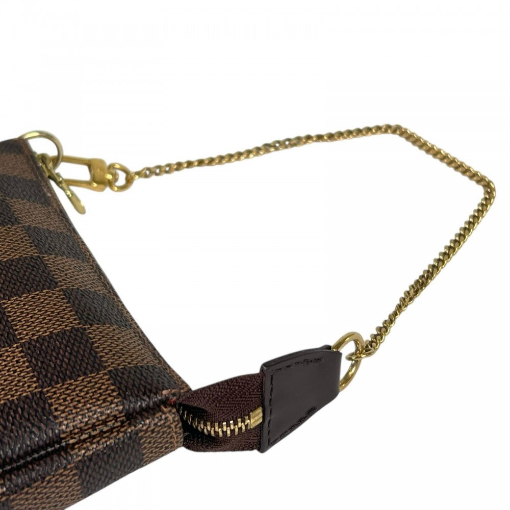LOUIS VUITTON ルイヴィトン ポーチ ｱｸｾｿﾜｰﾙ N58009 ダミエキャンバス ブラウン 茶 ゴールド金具 レディース【中古品】