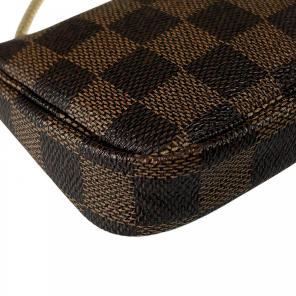LOUIS VUITTON ルイヴィトン ポーチ ｱｸｾｿﾜｰﾙ N58009 ダミエキャンバス ブラウン 茶 ゴールド金具 レディース【中古品】
