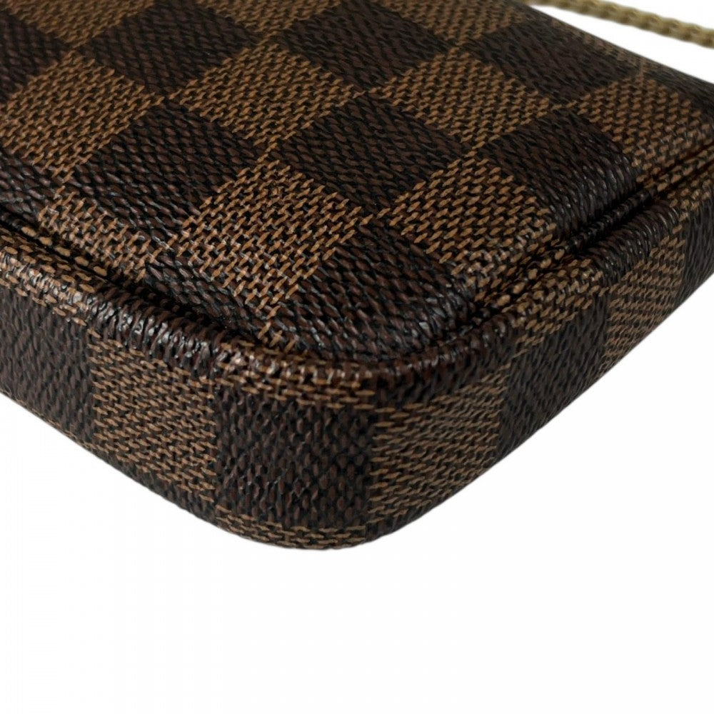 LOUIS VUITTON ルイヴィトン ポーチ ｱｸｾｿﾜｰﾙ N58009 ダミエキャンバス ブラウン 茶 ゴールド金具 レディース【中古品】