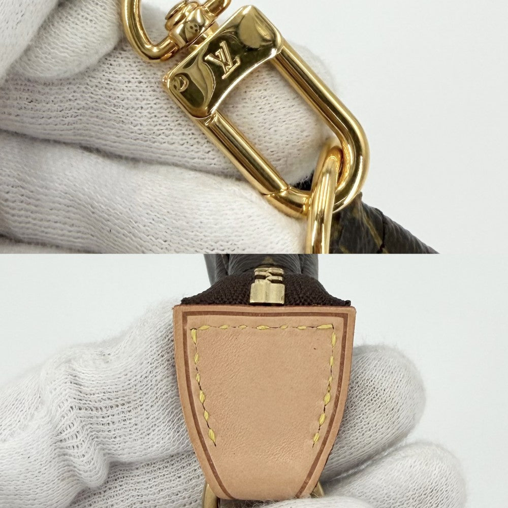 LOUIS VUITTON ルイヴィトン ハンドバッグ モノグラム ミニポシェットアクセソワール アクセサリーポーチ Mini Pochette Accessoires M58009 ブラウン 茶 ゴールド金具 レディース【中古品】