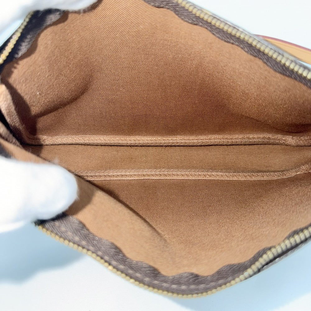 【開店SALE】 LOUIS VUITTON ルイヴィトン ハンドバッグ ポシェットアクセソワール アクセサリーポーチ ミニバッグ M51980 モノグラムキャンバス ブラウン 茶 ゴールド金具 レディース【中古品】
