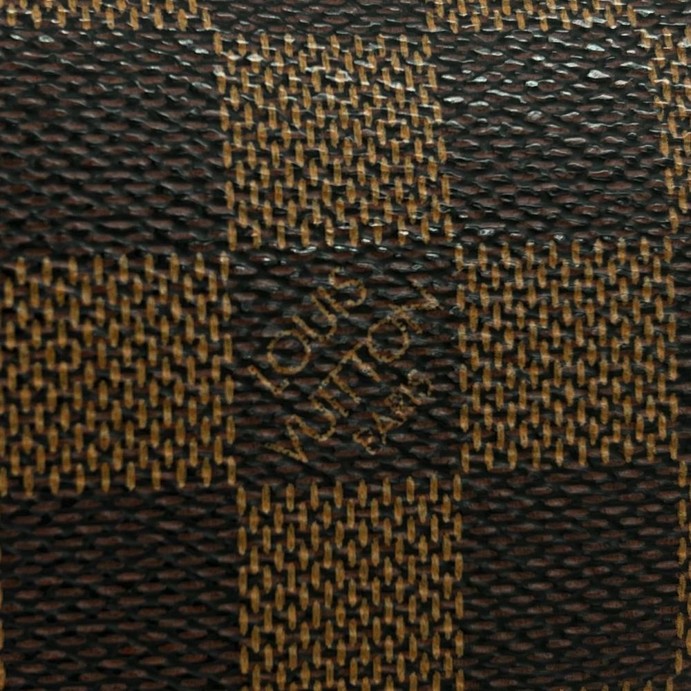LOUIS VUITTON ルイヴィトン ハンドバッグ トゥルース・メイクアップ アクセサリーポーチ N51982 ダミエキャンバス ブラウン 茶 ゴールド金具 レディース【中古品】