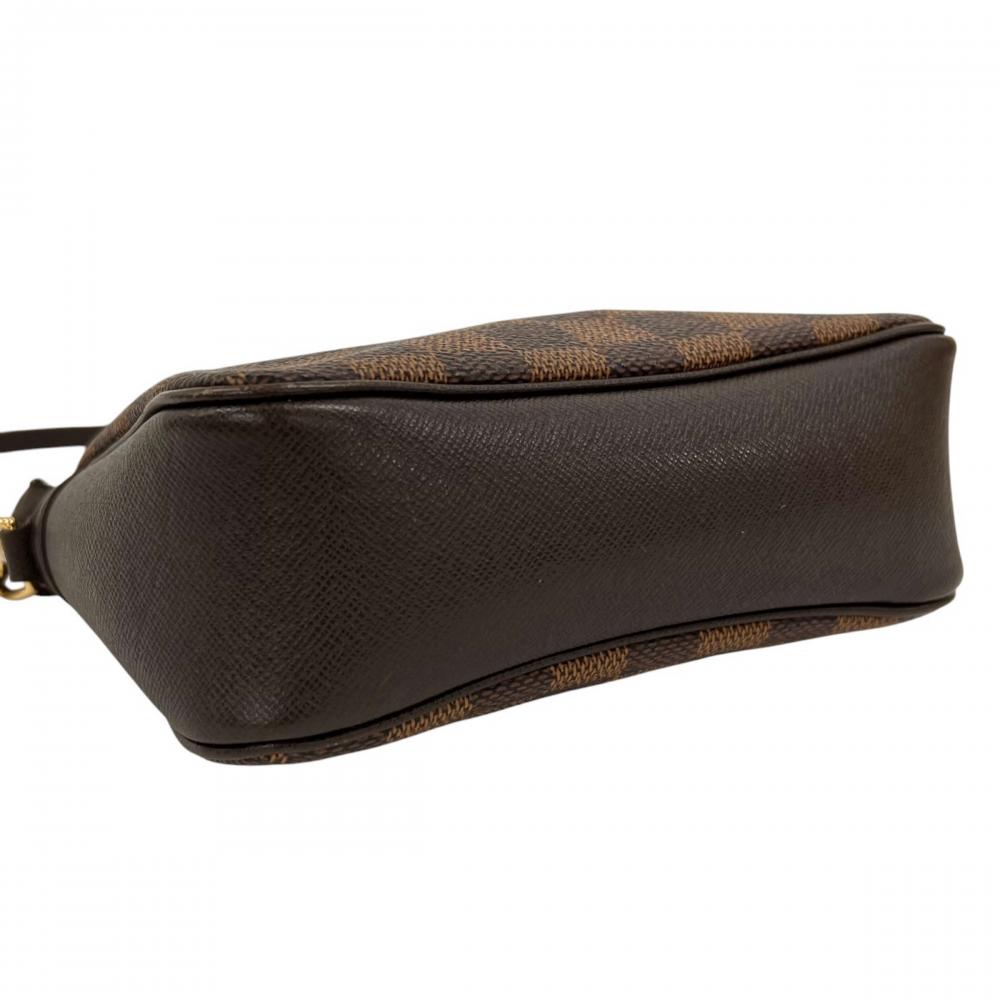LOUIS VUITTON ルイヴィトン ハンドバッグ トゥルース・メイクアップ アクセサリーポーチ N51982 ダミエキャンバス ブラウン 茶 ゴールド金具 レディース【中古品】