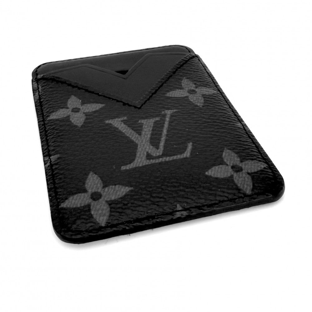 LOUIS VUITTON ルイヴィトン カードケース モノグラムエクリプス ポルト カルト･マグネット 名刺入れ 定期入れ 小物 M12602 ブラック 黒 メンズ【中古品】